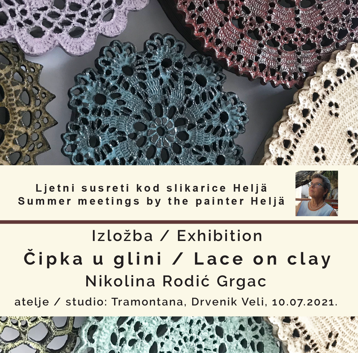 Čipka u glini / Lace on clay - Katalog
